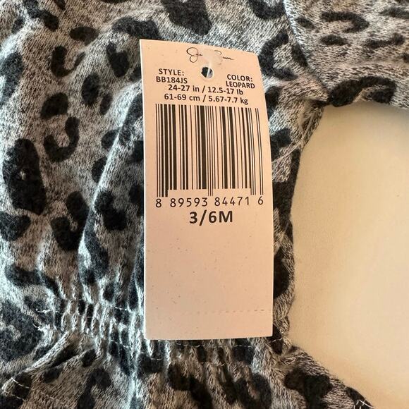 Jessica Simpson Baby Girl Leopard 2 Piece Set Outfit Size 3/6M Animal Print - Picture 6 of 9